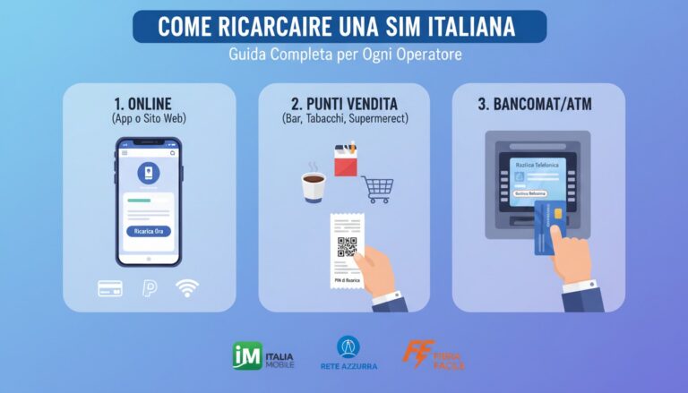 Come Ricaricare una SIM Italiana: Guida Completa per Ogni Operatore